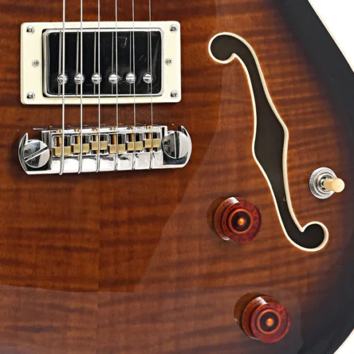 PRS SE Hollowbody II Preto Dourado Burst - Guitar Shop Brasil